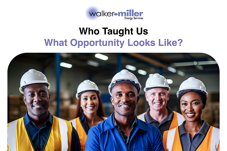 Who taught us what opportunity looks like, a group of factory workers